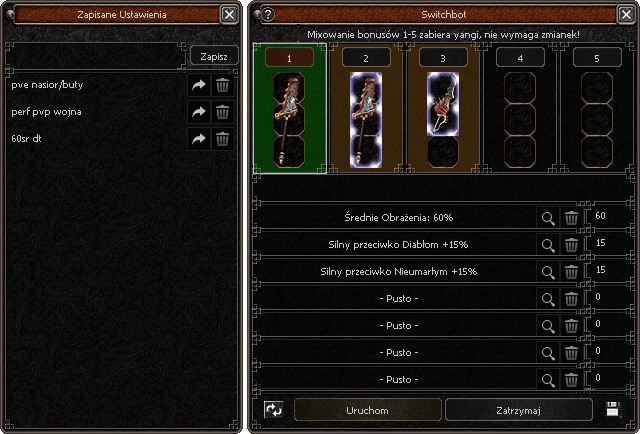 Okno: Bonus Switcher