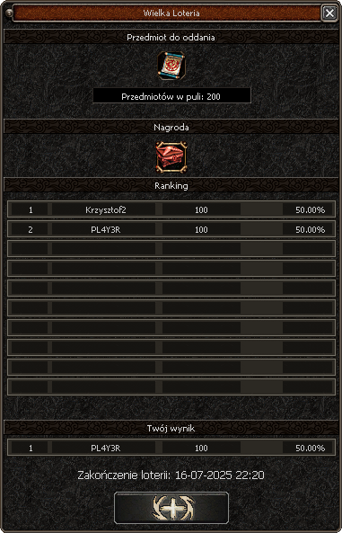 Okno: Loteria