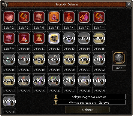 Okno: Nagrody Dzienne