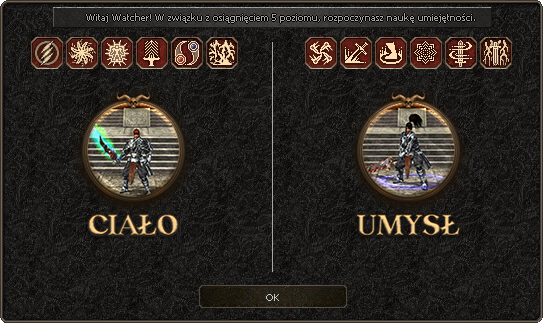 Okno: Umiejętności Aktywne