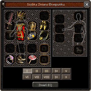 Okno: Zmiana Ekwipunku